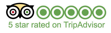 5 star rated on TripAdvisor